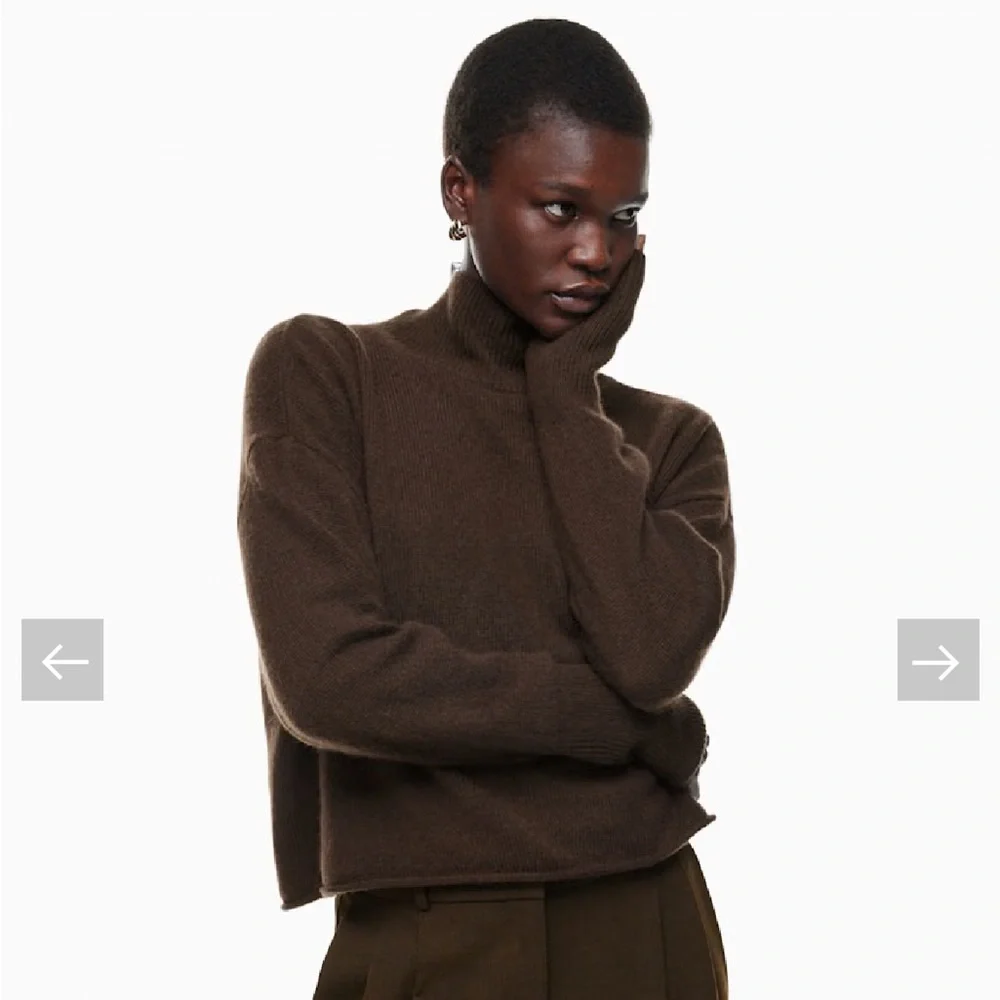 NWT Aritzia Babaton Cashmere Set - Turtleneck and Pants - Picture 2 of 7